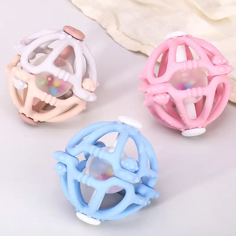 Food Grade  Silicone Baby Teether Ball